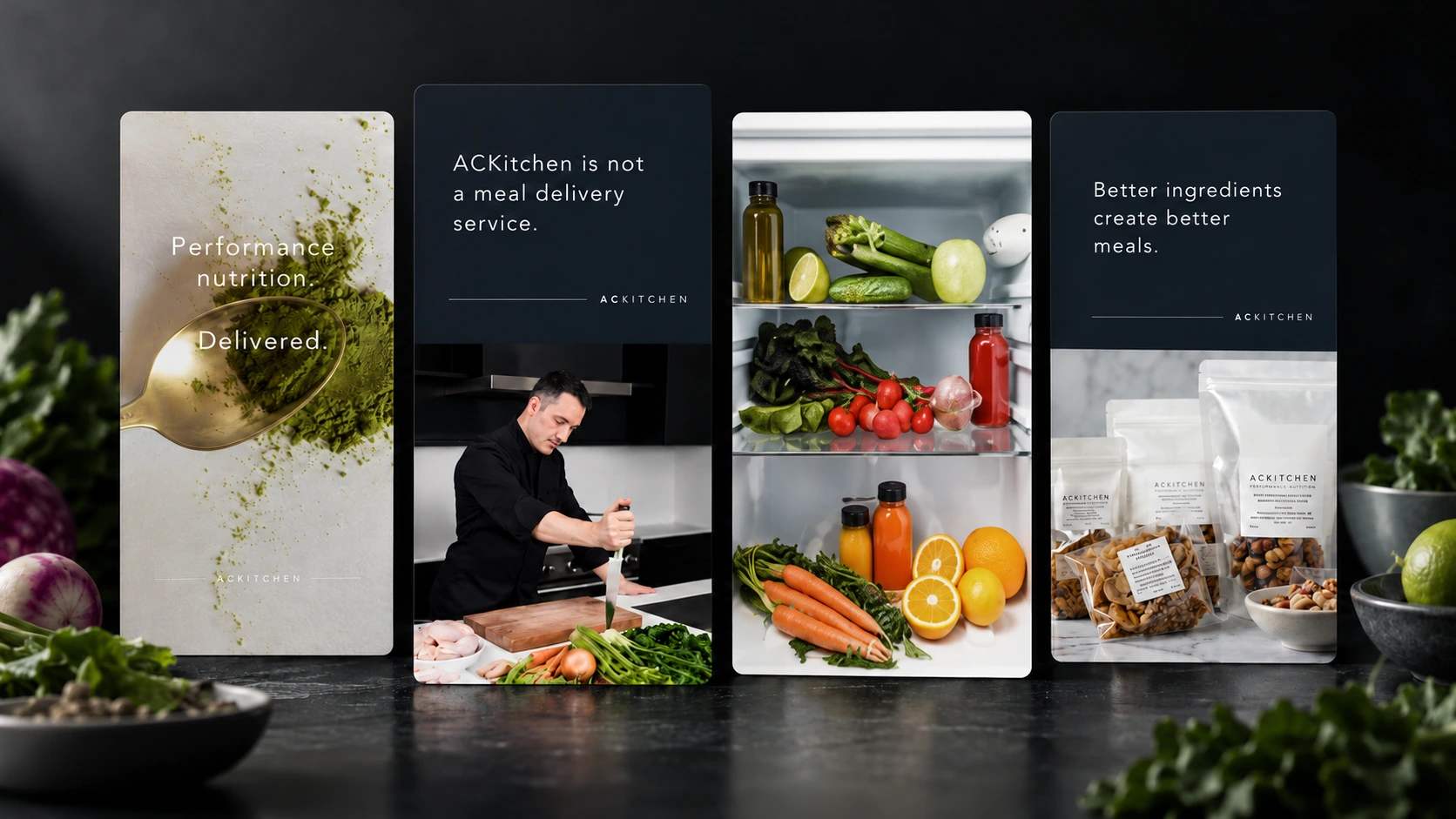 ACKitchen: four vertical social media compositions